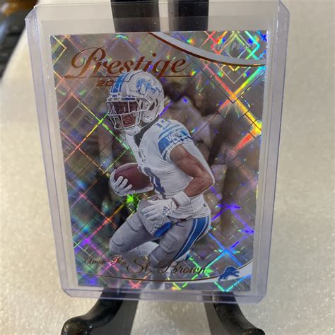 AMON RA ST BROWN 2023 Panini Prestige Xtra Points DIAMOND 99 Detroit