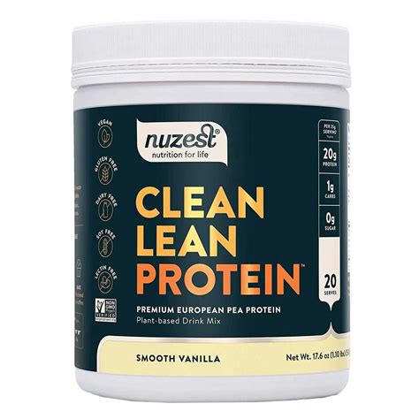 Nuzest Clean Lean Protein Smooth Vanilla Shop Diet And Fitness At H E B