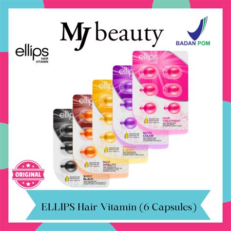 Jual Ellips Hair Vitamin With Pro Keratin Complex 1ml X 6 Shopee