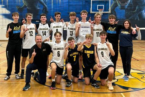 Coldstream Schools Vernon Team At Aa Senior Volleyball Championships