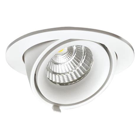 Einbaustrahler Dreh Schwenkbar LED 9 3W Silber DC 500mA 2700K 870lm