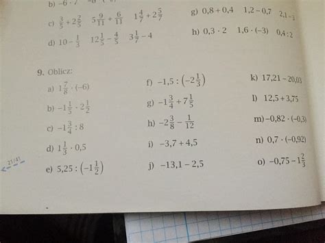 Matematyka z plusem klasa 8 zadanie 9 str 30 przykłady d i n