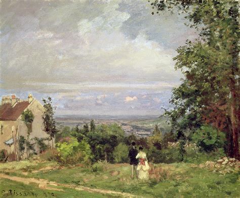 Louveciennes Painting by Camille Pissarro - Fine Art America