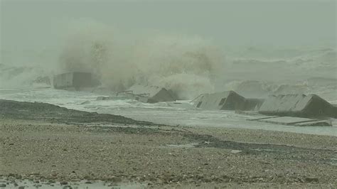 Galveston beaches and roads impacted by strong storms - ABC13 Houston