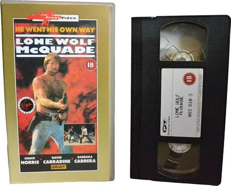 Lone Wolf Mcquade Vhs Chuck Norris David Carradine Barbara