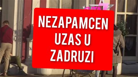 NEZAPAMCENI UZAS U ZADRUZI KAMERE SNIMILE UZAS YouTube