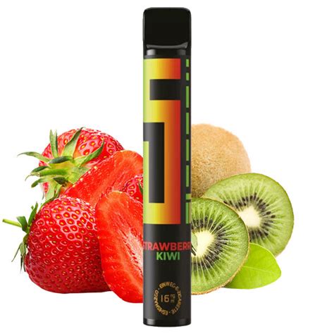 5 EL Einweg E Shisha E Zigarette Ohne Nikotin Strawberry Kiwi Von 5