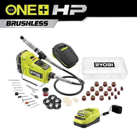 Ryobi One Hp V Brushless Cordless Rotary Tool Kit With Ah High