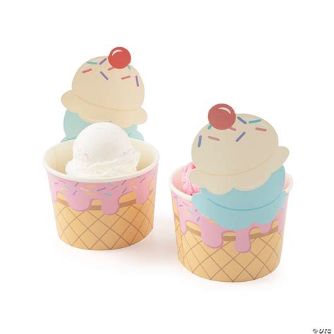 Ice Cream Treat Cups 12 Ct Oriental Trading