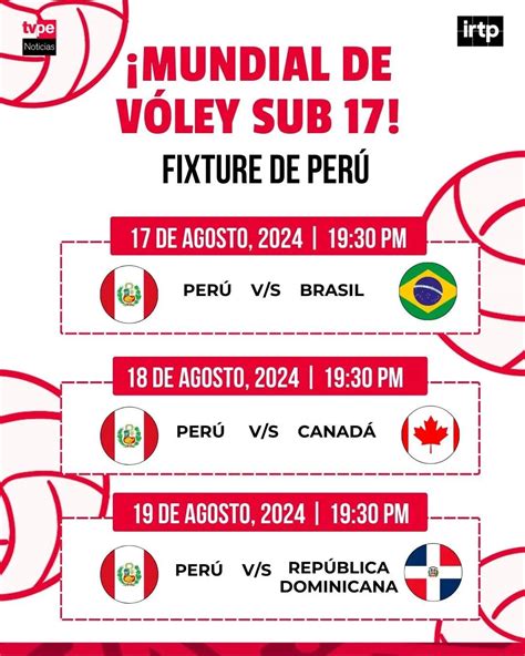 Perú vs Brasil la bicolor cae en su debut en el Mundial Sub 17 de Vóley