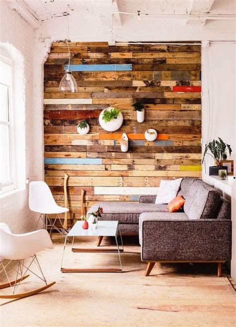 Warmth And Texture Unique Living Room Wood Accent Walls Decoist