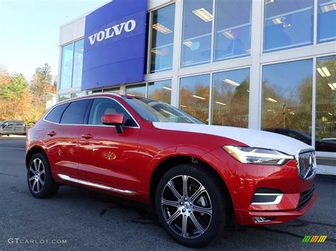 Fusion Red Metallic 2021 Volvo Xc60 T5 Awd Inscription Exterior Photo