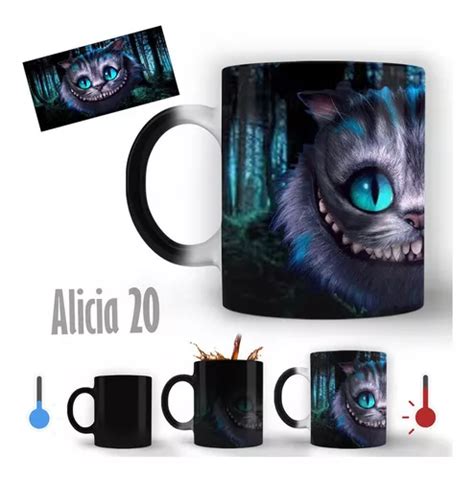 Taza Mágica Gato De Alicia En El Pais De Las Maravillas Meses sin interés