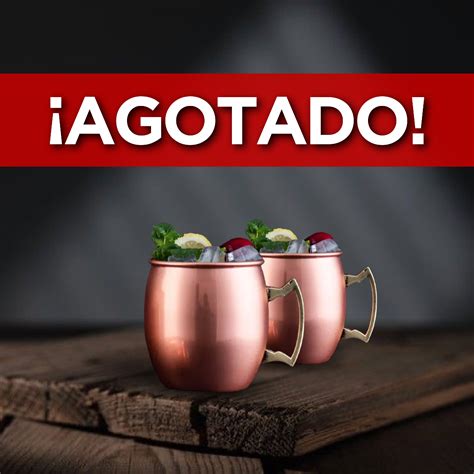 Set De Vasos Moscow Mule Liso Cobre Ml Moor Store