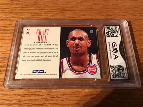 Grant Hill 1994 1995 Skybox Rookie Card 226 GMA 7 EBay