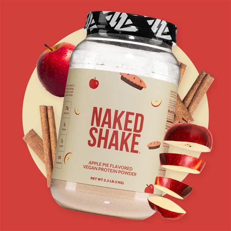 Naked Shake Proteína en polvo de tarta de manzana proteína a base de