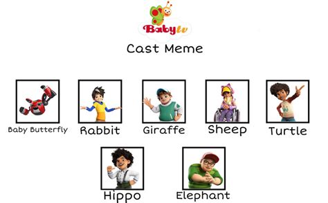 BabyTV Cast Meme was Mechamato Characters by Chauil on DeviantArt