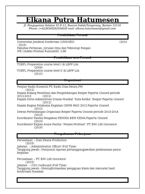 Cv Pt Mandiri Taspen Pos Pdf