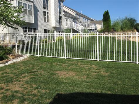 White Aluminum Fence Aluminum Fence Metal Fence Backyard Fences