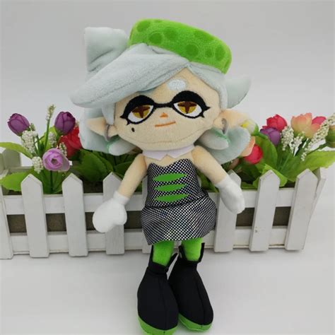 Splatoon 95 Marie Green Squid Sister Stuffed Plush Doll New Free