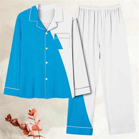 Calafebila Womens Silk Pajama Sets Womens Button Down Pajama Sets