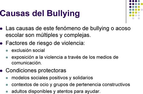 Consecuencias Y Causas De El Bullying Brainly Lat