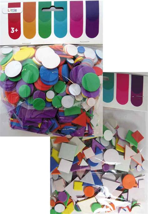 Foam Stickers - Shapes - School Club Educational Supplies