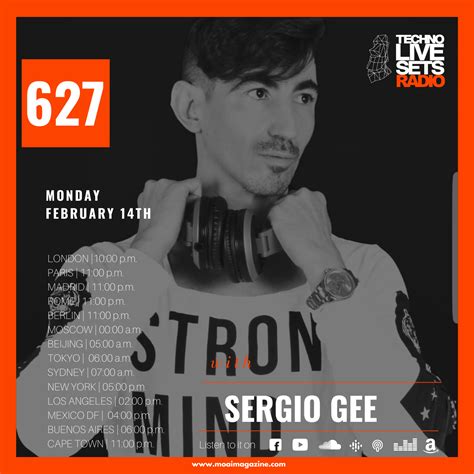 Techno Music Dj Mix Set By Moai Radio Podcast Sergio Gee