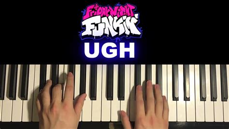 How To Play - Friday Night Funkin - Ugh (Piano Tutorial Lesson) Chords ...