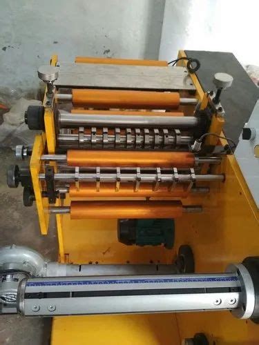 2 KW Mild Steel Label Rewinder Machine Production Capacity 25 Mtr Min