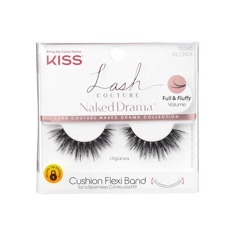 Amazon KISS Lash Couture Naked Drama False Eyelashes Organza