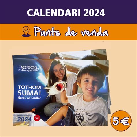 Punts De Venda Del Nostre Calendari Solidari Fundaci El Maresme