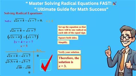 🔥 Master Solving Radical Equations Fast 🚀 Ultimate Guide For Math