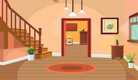 Cartoon House Inside Vector Art, Icons, and Graphics for Free Download