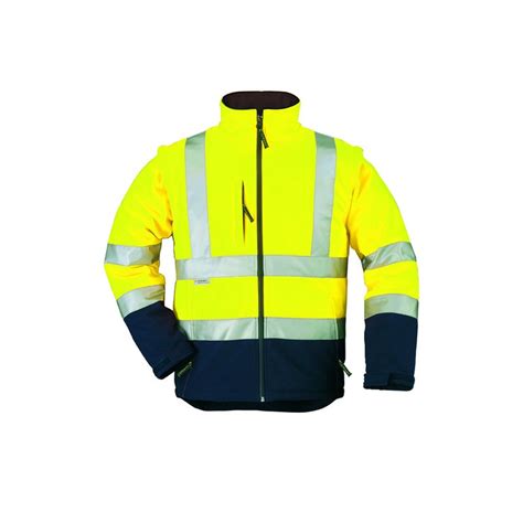 Coverguard Veste Softshell Coverguard Station Haute Visibilit Jaune