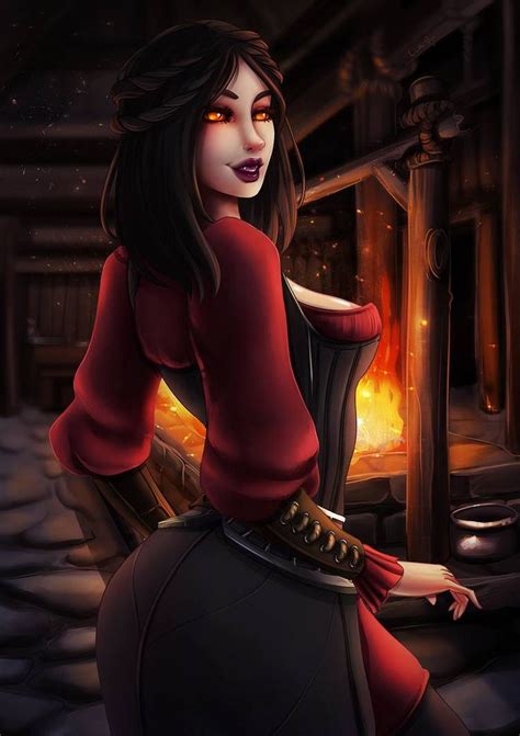 Serana By Luminyu Skyrim Art Elder Scrolls Skyrim Elder Scrolls V Skyrim