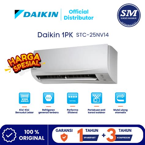 Jual Ac Daikin Stc25nv14 Ac Split 1 Pk Super Mini Split Standard Thailand Shopee Indonesia