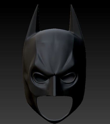 Dark Knight Rises Batman Cowl 3D Model 3D Printable CGTrader