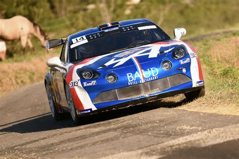 Rallye France L Alpine A110 R GT S Offre Son Premier Scratch Dans La