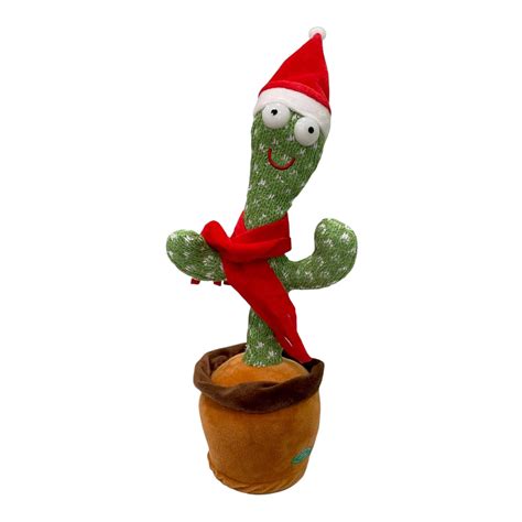 Dancing Cactus Repeats What You Say Usb Charging 120 Songs