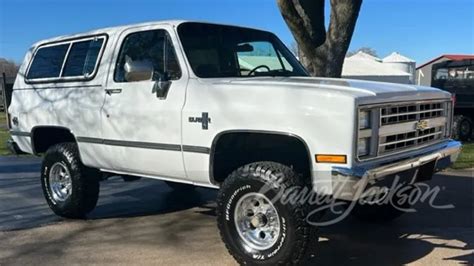 1987 Chevrolet Blazer K5 Silverado Vin 1gnev18k9hf171476 Classic Com