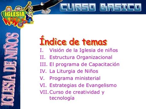 Curso Basico Iglesia De Ninos