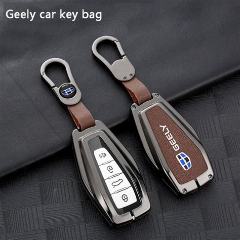 Geely Coolray Key Cover Fob Case Holder Ring Key Cover Case Bag For