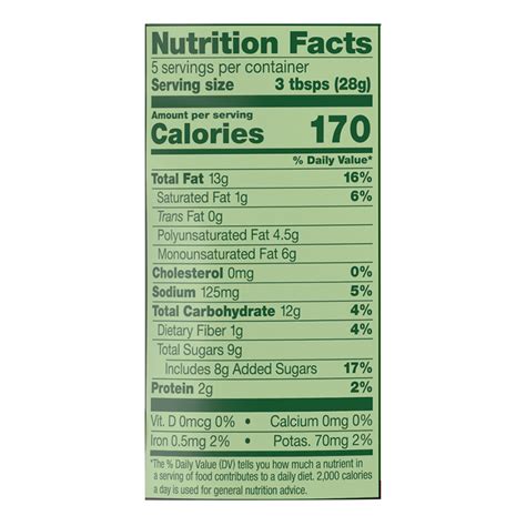 Emerald Pecans Kettle Glazed Nutrition Facts