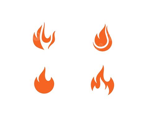 Fire Flame Logo Template Concept Campfire Icon Vector Concept