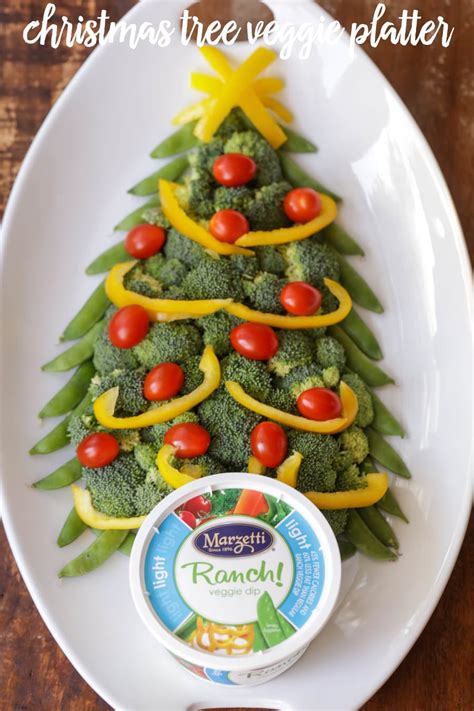 Christmas Tree Veggie Platter Lil Luna