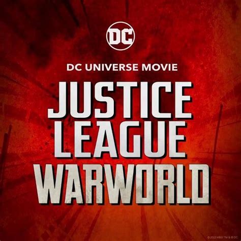 Justice League War 2022 Poster