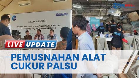 Bea Cukai Bareskrim Polri Musnahkan Ratusan Ribu Pisau Cukur Palsu