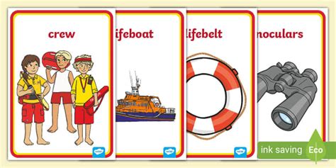 Lifeboat Station Display Posters Teacher Made Twinkl Worksheets