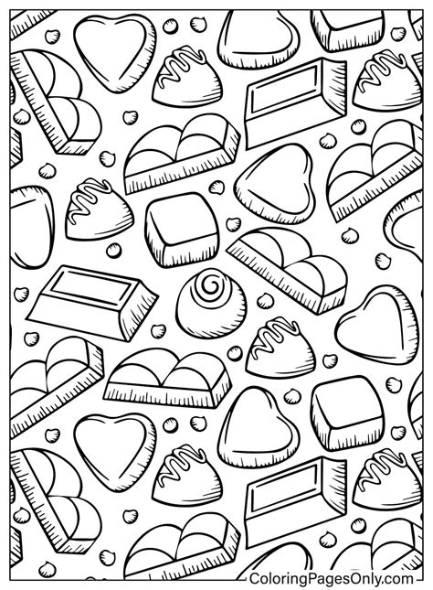 Coloriages Au Chocolat Coloringpagesonly